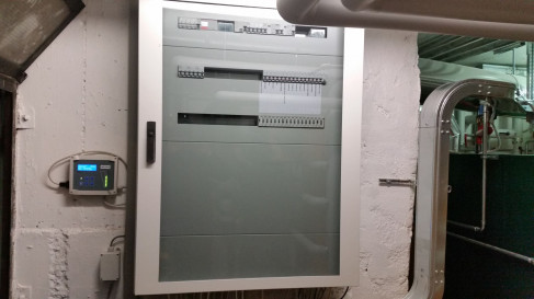 Nuovo quadro elettrico centrale termica Hotel Alaska