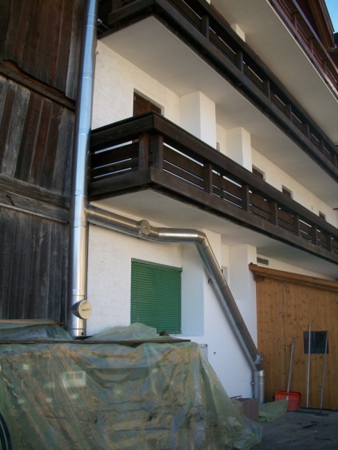 Camino acciaio INOX doppioparete D=200mm