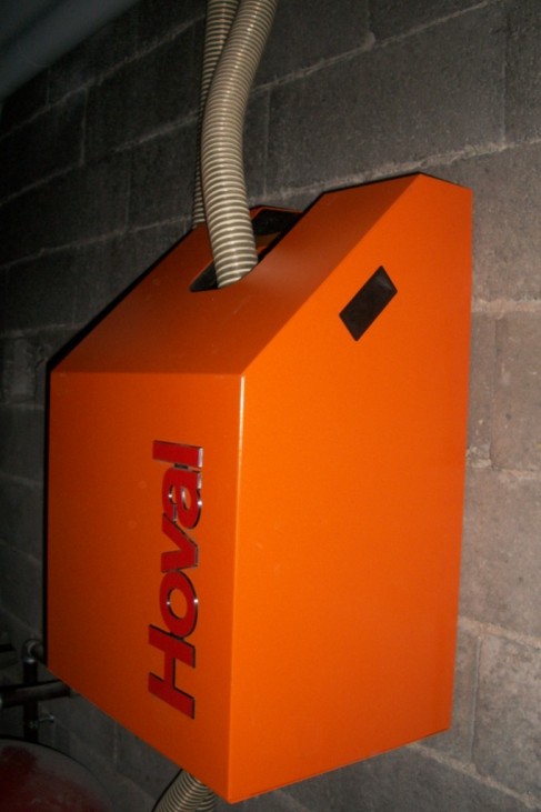 Saugturbine mit Schalldämpfer