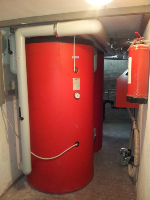 Pufferspeicher 2 x 1.000 Liter