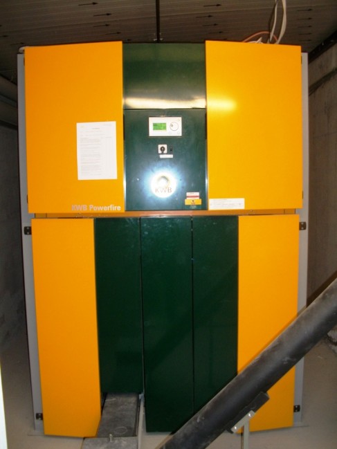 Neue Pelletsanlage KWB Powerfire TDS 300 kW