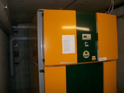 Neue Pelletsanlage KWB Powerfire TDS 300 kW
