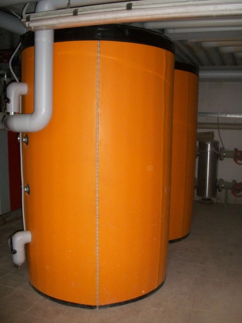 accumulatori di calore 2 x 2.500 Liter