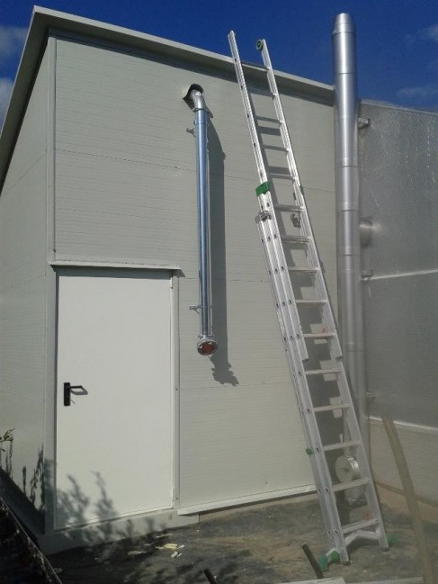 Externes Pelletslager