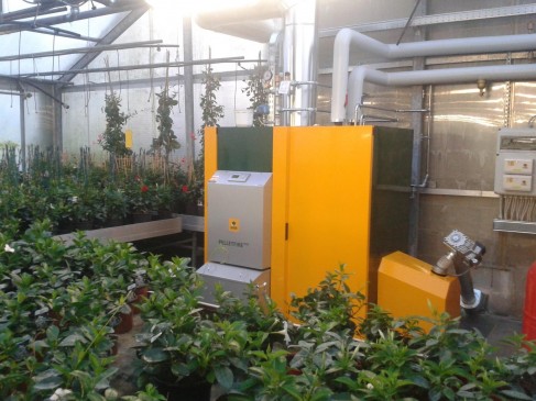 Pelletskessel KWB Pelletfire 95 kW