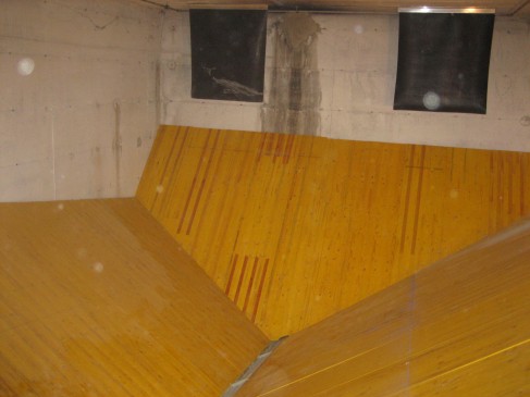 deposito pellet nel vano cisterna gasolio